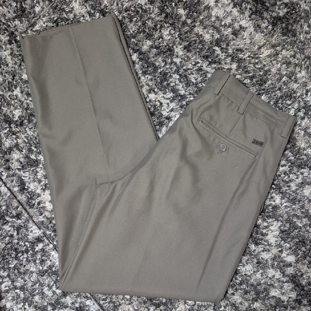 Sz 32x32 Izod Men's Beige Dress Pants